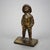 An antique pair of figural bookends offer bronzed cast metal sculpture of young boy street urchin, c1920 Measures- 7''H x...