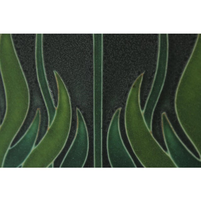 Dard Hunter Mission Oak Framed Motawi Tiles For Sale In Philadelphia - Image 6 of 14