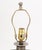 Modern Modern Oval Silvered Brass Table Lamp For Sale - Image 3 of 6
