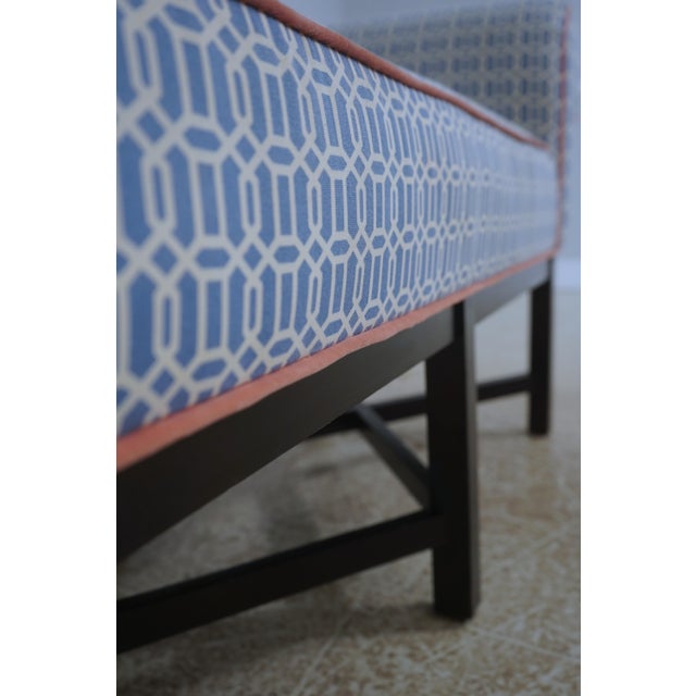 Vintage Regency Style Rolled Arm Window Bench For Sale - Image 10 of 15
