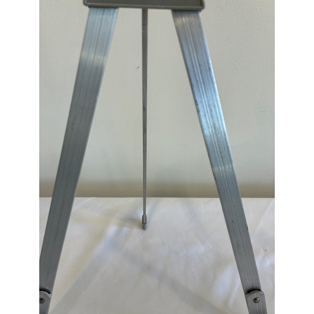 Mid-Century Modern Vintage Metal Easel Stand Made in Usa For Sale - Image 3 of 8