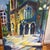 Contemporary Oil on Canvas American School Impressionist Signed Framed Art Cityscape For Sale - Image 3 of 6