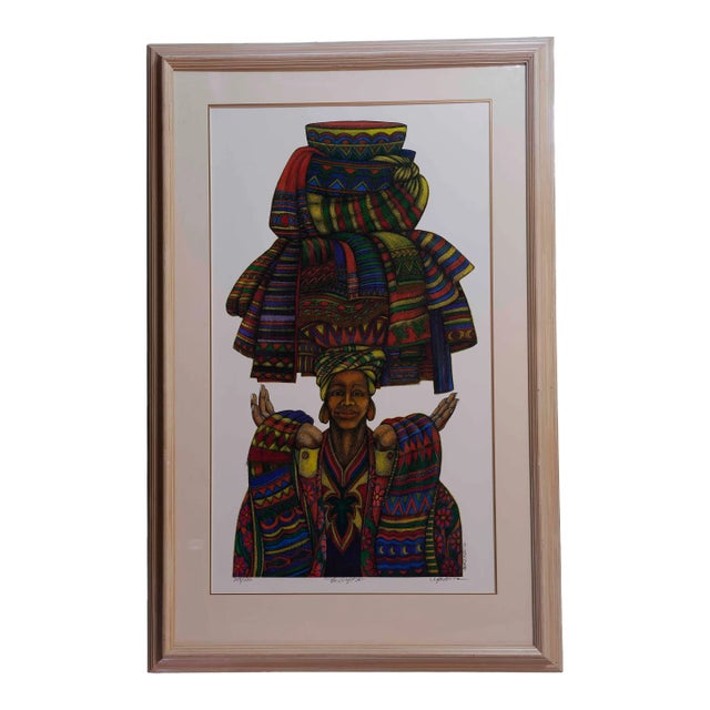 Charles Bibbs "The Gift, Series I I" Lithograph Edition 208 For Sale