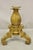Baroque Vintage Baroque Style Gold Cast Aluminum Metal Tripod Pedestal Table Base For Sale - Image 3 of 11