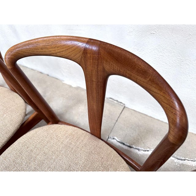 Model Juliane Teak Dining Chairs by Johannes Andersen for Uldum Møbelfabrik, Denmark, 1960s, Set of 4 For Sale - Image 10 of 18