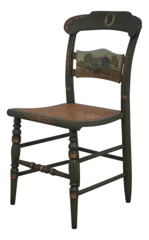 Hitchcock the Adams Old House Bicentennial Edition Cane Seat Side Chair