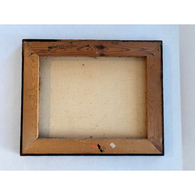 Mid-Century Modern 1984 Still Life Painting of Oranges, Bread, and Pitcher For Sale - Image 3 of 4