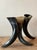 Vintage Boho Horn Trio Vase For Sale - Image 10 of 11