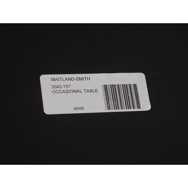 Maitland Smith Round Paint Decorated Chinoiserie Table For Sale - Image 15 of 16