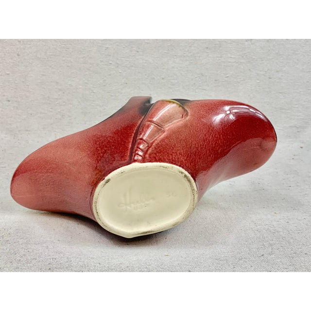 1950s Vintage Woodlands Hull Pottery Ceramic Basket For Sale - Image 5 of 8