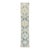Antique Persian Runner 2x11 | Ivory, Beige & Faded Blue Geometric Design For Sale