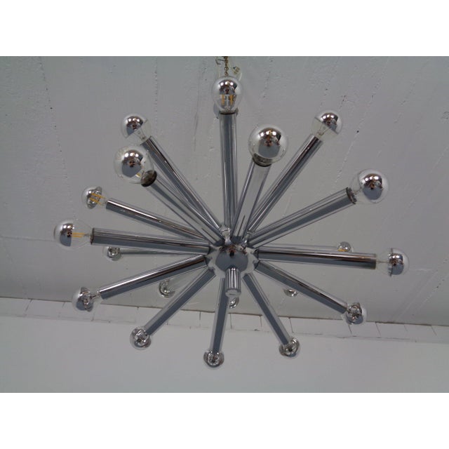 Large Sputnik Pendant Light by Gaetano Sciolari for Sciolari, Italy, 1960s For Sale - Image 9 of 18