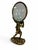 Hollywood Regency Vintage Maitland-Smith Bronze Greek God Atlas Desk Magnifying Glass Stand For Sale - Image 3 of 8