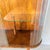 Vintage Art Deco Style Walnut Veneer Display Cabinet with Glass Slats, 1950s For Sale - Image 12 of 15