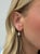 Elevate your collection with these Old Mine Cut Diamond Drop Hoop Earrings, showcasing 3.01 carats total of exceptional...