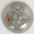 Antique Chinese Pewter Jeweled Lidded Bowl With Gemstones Republic Period For Sale - Image 9 of 13