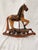 Delve into the charm of yesteryear with this Vintage 1950's Decorative Hand-Crafted Carousel Rocking Horse. A delightful...