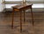 English Oak Side Table with Lift Top, Carved Serpentine Front and Fluted Legs For Sale - Image 9 of 12