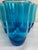 Aqua Vintage Mid-Century Modern Aqua Blue Drinking Glass Tumblers - Set of 6 For Sale - Image 8 of 8