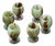 Tanzanian Green Onyx Liquor Glasses, 1950s, Set of 6 For Sale