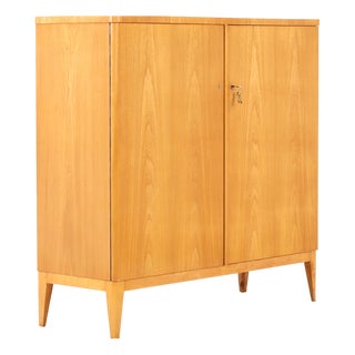 Swedish Modern Cabinet in Birch, 1940s For Sale