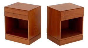Pair of Arne Wahl Iversen Teak Bedside Tables