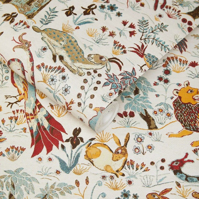 English House of Hackney Trematonia Wallpaper - Ecru For Sale - Image 3 of 4