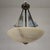 1980s Art Deco Style Pendant Lamp with Alabaster Bowl, 1980s For Sale - Image 5 of 18