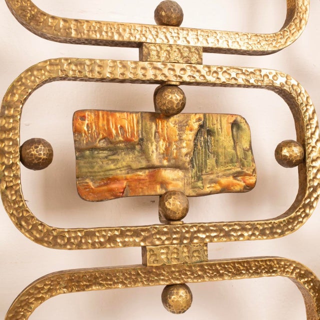 8605 Bed in Brass and Bronze by Osvaldo Borsani for Borsani Varedo, 1959 For Sale - Image 12 of 18