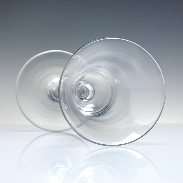 Tall Georgian Light Baluster Wine Glass, C1750 For Sale - Image 5 of 7