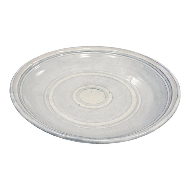 Vintage Studio Pottery Shallow Serving Bowl / Tray For Sale