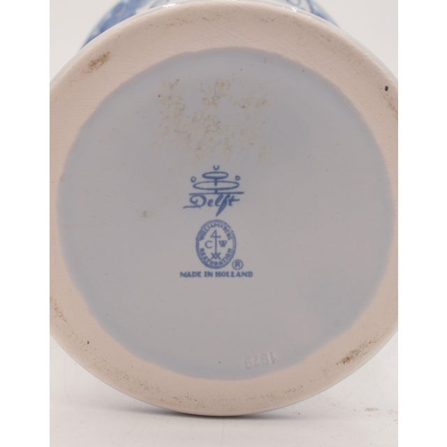 Set of 4 Various Royal Delft Porcelain Items C-30 Urns, C-58 Mug, Hexagon Box For Sale - Image 12 of 12