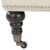 Brown Slipper Chair, Off White & Espresso For Sale - Image 8 of 10
