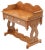Brown Antique Victorian Gothic Pitch Pine Desk For Sale - Image 8 of 8