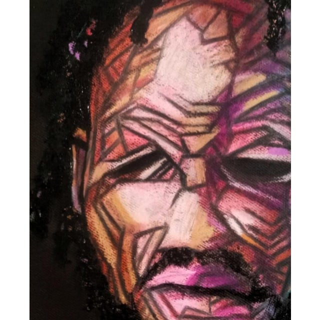 Figurative A Thing or Two (Not) to Say, Ara Deinde (2019), Acrylic and Oil Pastel on Canvas For Sale - Image 3 of 4