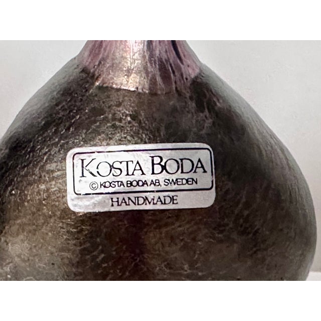 Kosta Boda Small Glass Art Vases by Bertil Vallien, Sweden, 1980s, Set of 2 For Sale - Image 4 of 18