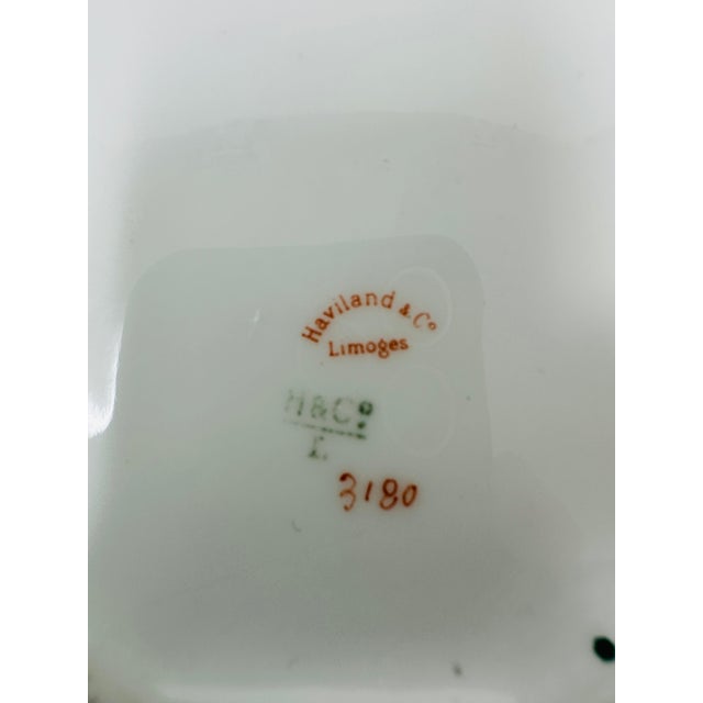 Antique Haviland Limoges Covered Tureen | Schleiger 222 (Factory 3180) "Cherry Blossom" Floral | Pink & Gold For Sale - Image 17 of 17