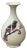 White Crackle Lines Base Color SongBird Graphic Porcelain Art Vase For Sale