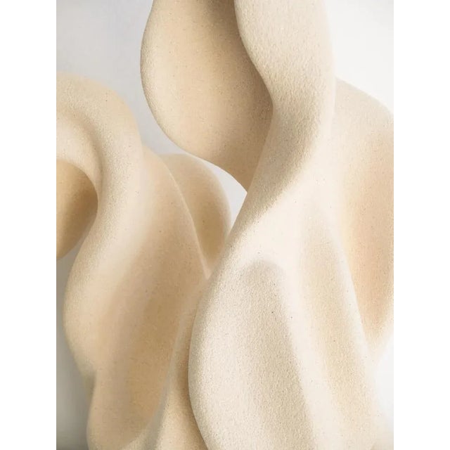 Unglazed Ceramic Ethereal Sculpture in Stoneware Clay by Aleksandra Krasnopolska For Sale - Image 4 of 7