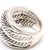 Early 21st Century David Yurman Crossover Wide Band Ring, Sterling Silver, Ring Size 6.75 For Sale - Image 5 of 6