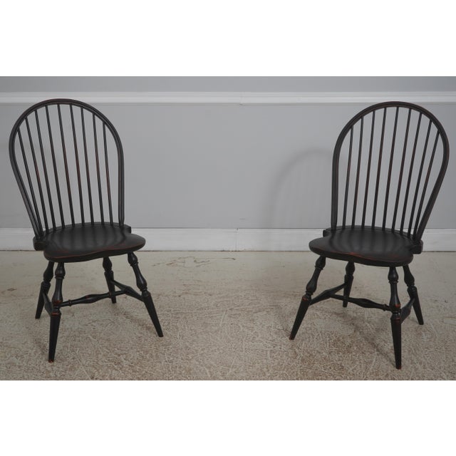 Set of 8 Sack Back Windsor Dining Room Chairs For Sale - Image 12 of 18