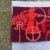 Mid-Century Modern 1960s Pink Rya Rug Runner Wall Hanging With Etruscan Chariots and Horses For Sale - Image 3 of 8