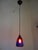 Small Murano Glass Hanging Lamp in Blue Red, 1990s For Sale - Image 6 of 8