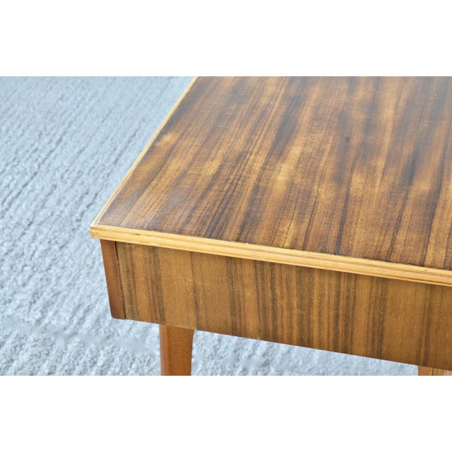 Mid-Century Modern Walnut Console Table from Morris of Glasgow For Sale - Image 9 of 11