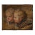 Original Oil on Canvas Painting of Two Putti Cherubs, Denmark Circa 1840-60 For Sale