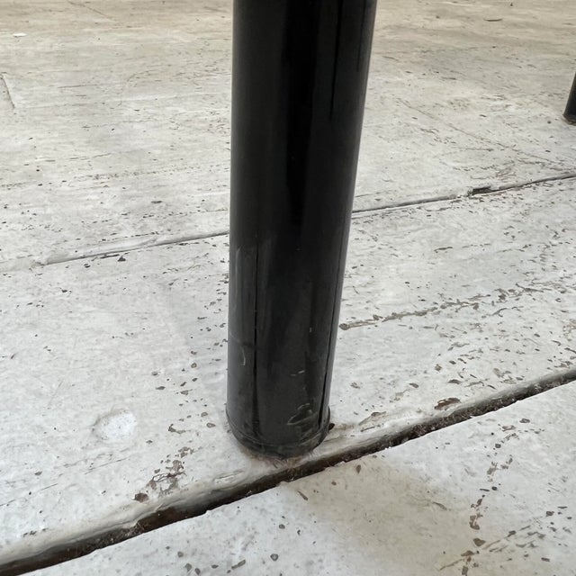 Cy Mann Post-Modern Leather Barstools For Sale - Image 10 of 13