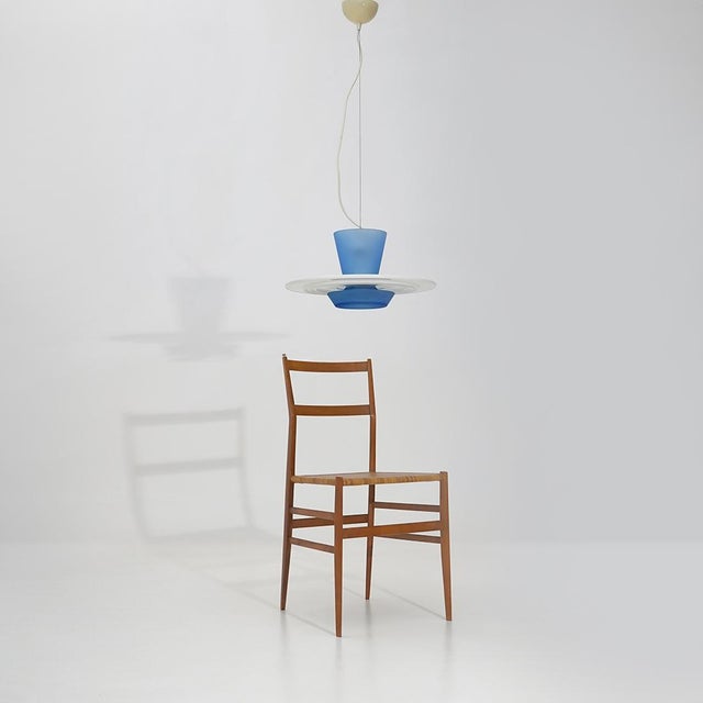 Zefiro Pendant Light by Giuseppe Ramella for Arteluce, 1980s For Sale - Image 12 of 13
