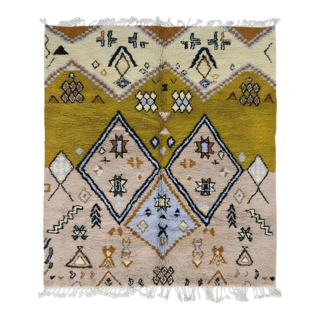 Tribal Moroccan Rug - 9.9 X 8.3 Ft For Sale