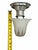 Art Deco 1920s Art Deco Flush Mount Ceiling Light Frosted Glass Shade For Sale - Image 3 of 5