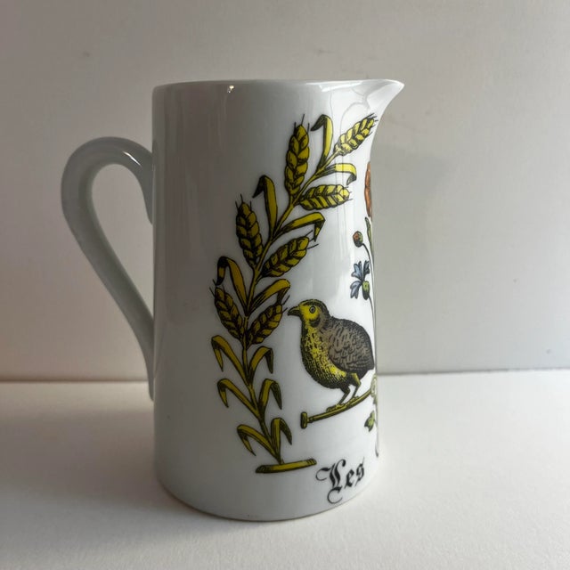 1960s Vintage d'Auteuil Porcelain France Quail Creamer For Sale - Image 5 of 8